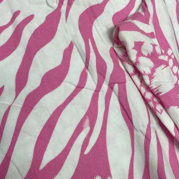 Victoria’s Secret Flannel Pajama Pants Pink White Leopard S - Picture 15 of 15